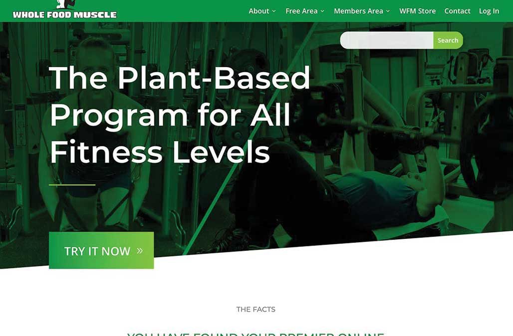 Whole Food Muscle Website Design & Development