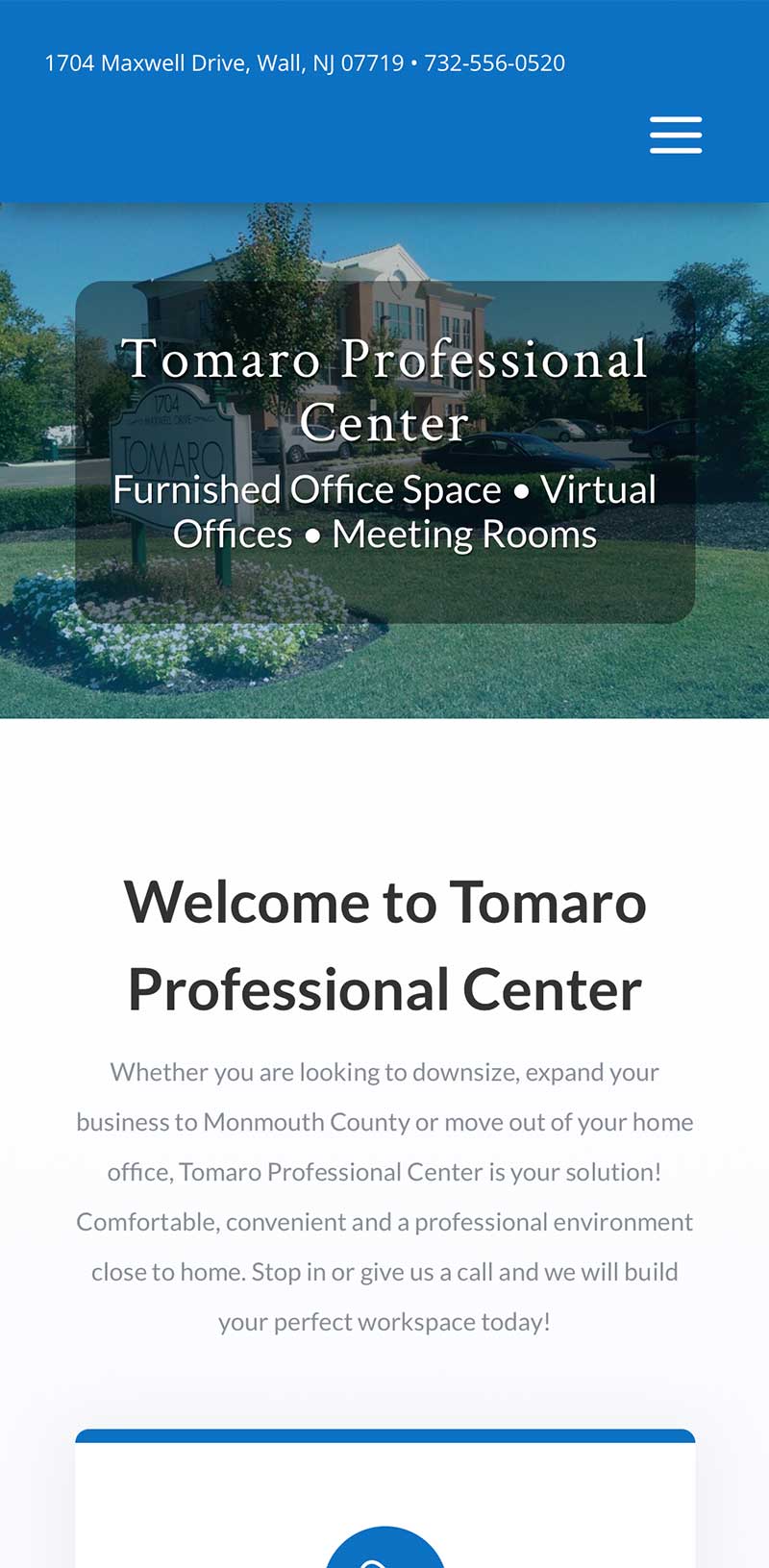 Tomaro Professional Center - Website Design By RgB Design