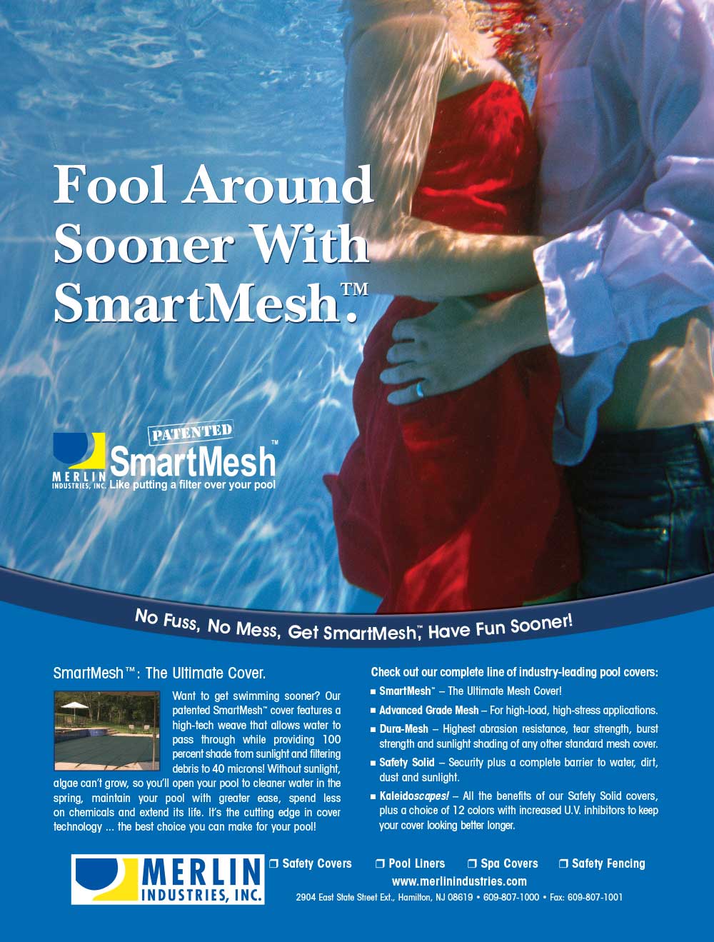Designed by Russ at RgB Design Group Merlin Industries Smart Mesh Ad