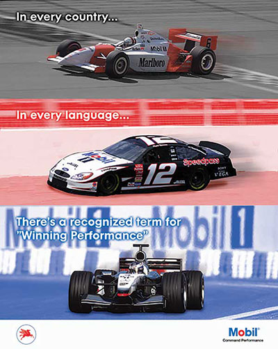 Mobil1 Racing 24″x 36″ Poster Design