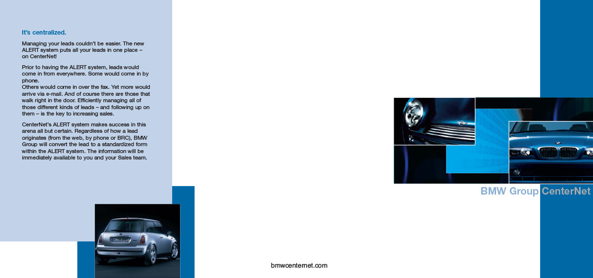RgB Design Group - Russ Bruzzano - BMW Group CenterNet Brochure