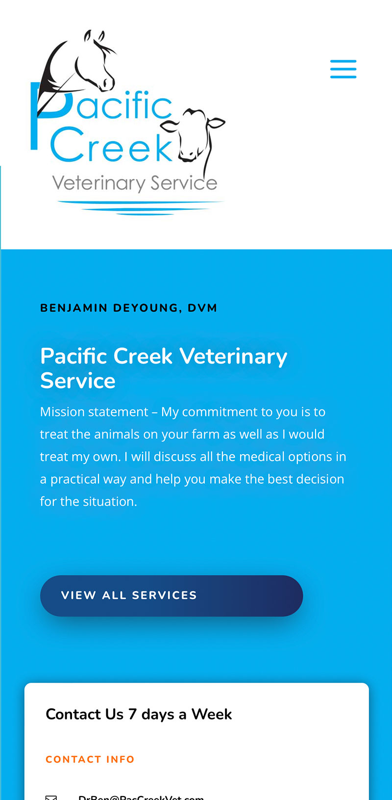 Pacific-Creek-Vet-Mobile-Website-Design-By-RgB-Design